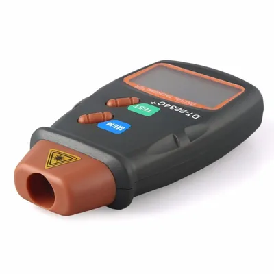 Digital Laser Tachometer Hour Meter Diagnostic tool Non-Contact Motor Lathe Speed Gauge Revolution Spin RPM Meter