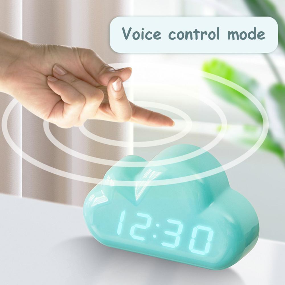 Digital LED Display Cloud Clock