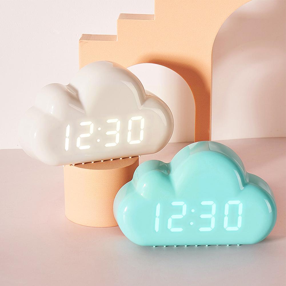 Digital LED Display Cloud Clock