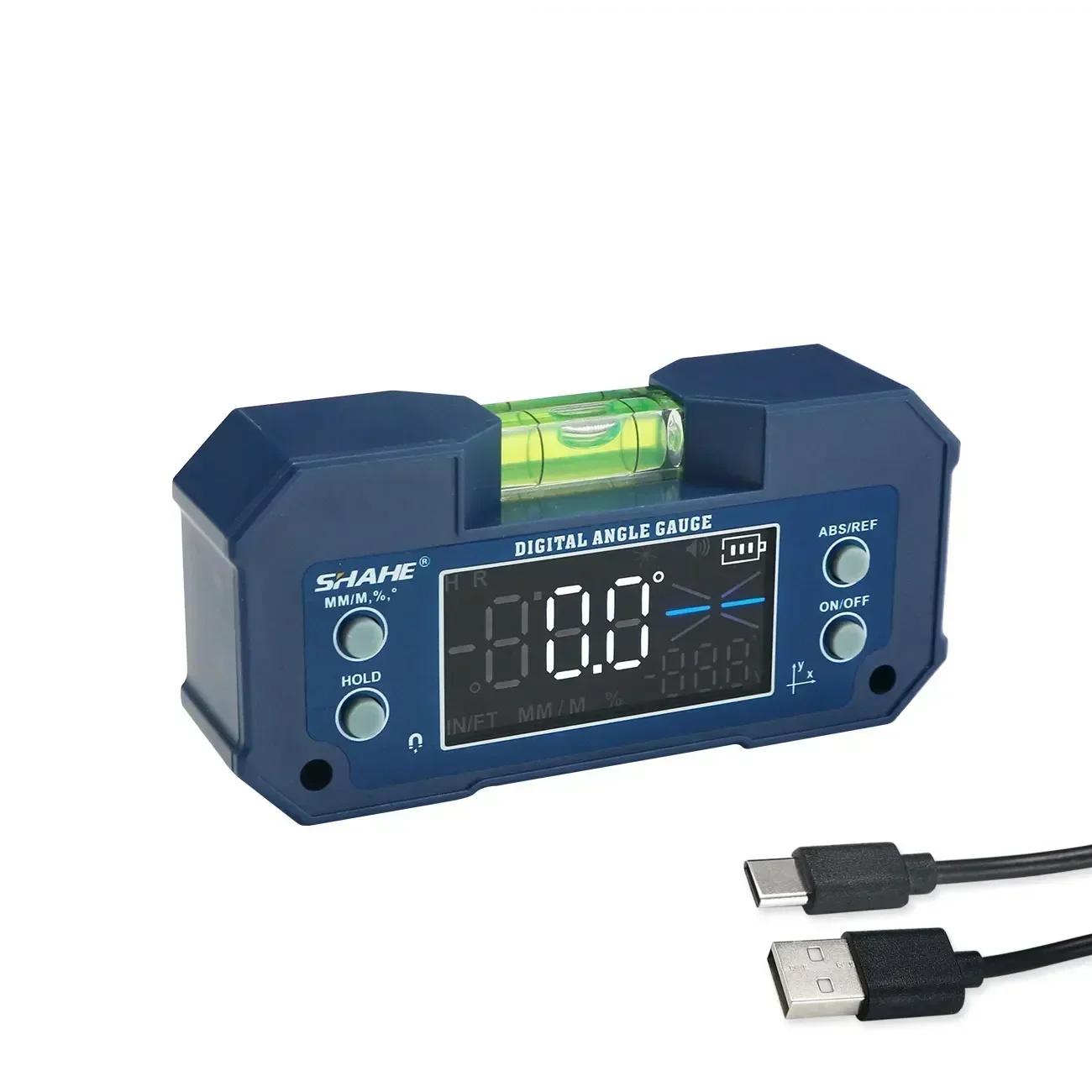 Digital Level Inclinometer Dual-axis Electronic Protractor Rechargable Bevel Box Electronic Level Angle Finder Gauge Digital Level Inclinometer Dual-axis Electronic Protractor Rechargable Bevel Box Electronic Level Angle Finder Gauge