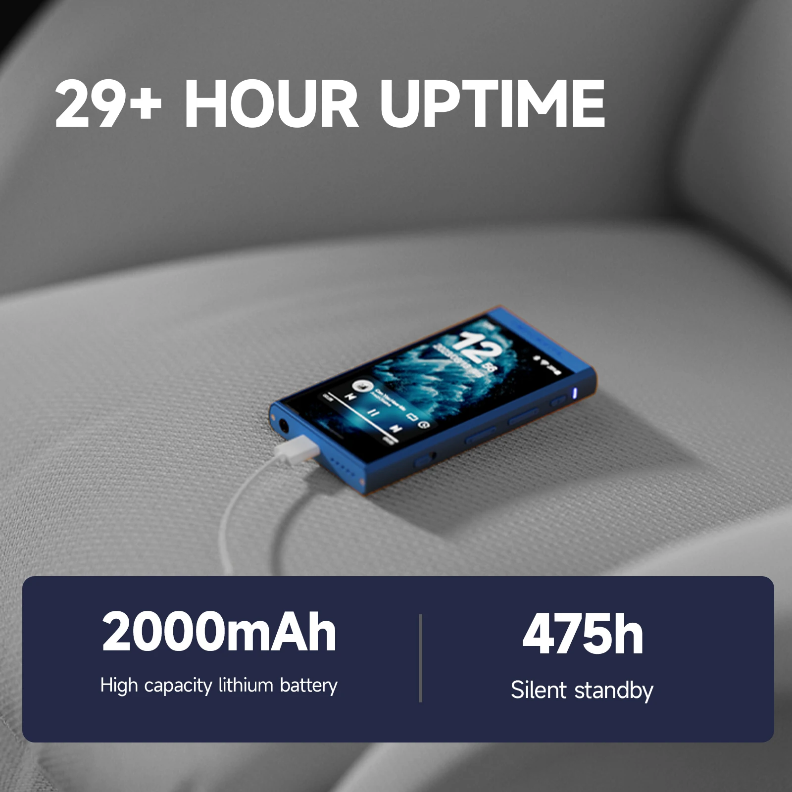 Digital M300 Android 13 Music Player MP3 HiFi Audio Bluetooth WiFi USB DAC DSD FM Radio Dual Mic Built-in Speaker IPS
