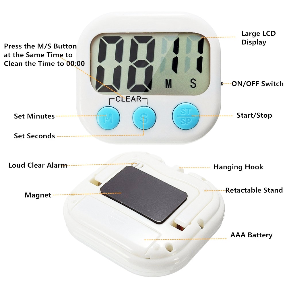 Digital Magnetic Kitchen Timer Digital Magnetic Kitchen Timer