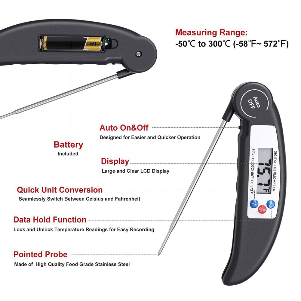 Digital Meat Thermometer Cooking Device Digital Meat Thermometer Cooking Device