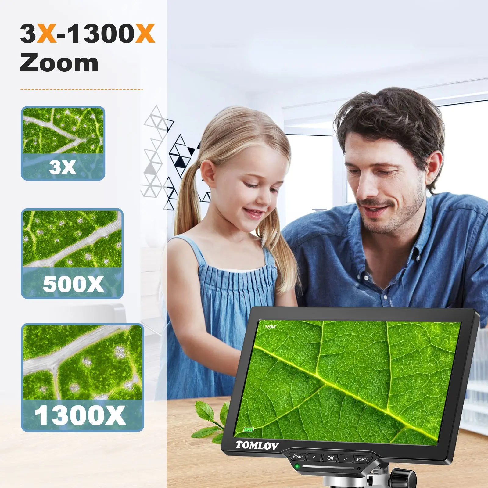 Digital Microscope 10.1 Inch Screen HDMI For Soldering Electronic Video Microscope 16MP Magnifier Repair Tool with 32GB