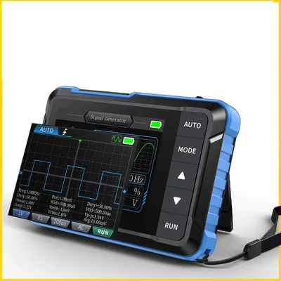 Digital Portable Oscilloscope Signal Generator 2in1 1MHz Bandwidth 5MSa/s Sampling Rate Electronics Repair Tools Digital Portable Oscilloscope Signal Generator 2in1 1MHz Bandwidth 5MSa/s Sampling Rate Electronics Repair Tools