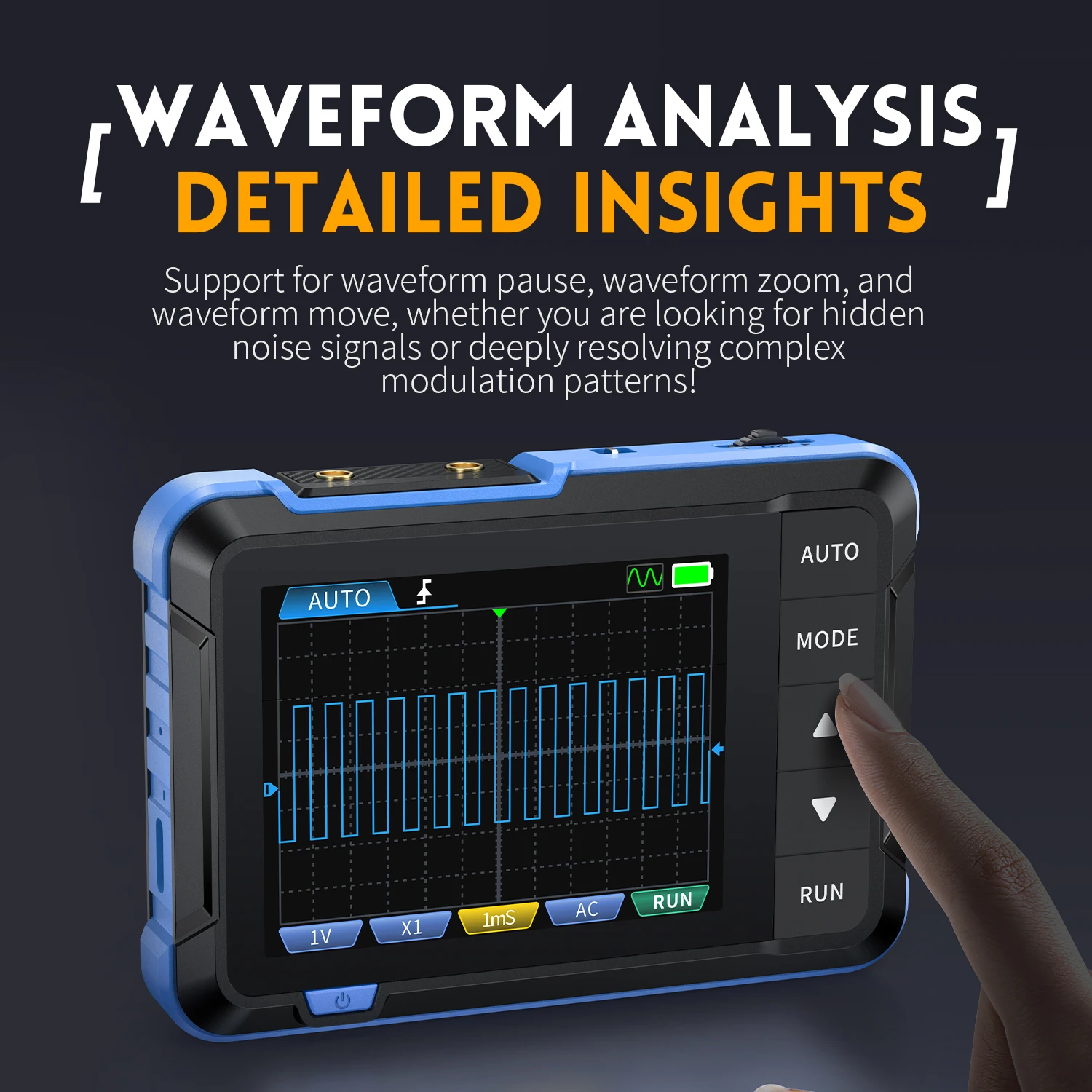 Digital Portable Oscilloscope Signal Generator 2in1 1MHz Bandwidth 5MSa/s Sampling Rate Electronics Repair Tools Digital Portable Oscilloscope Signal Generator 2in1 1MHz Bandwidth 5MSa/s Sampling Rate Electronics Repair Tools