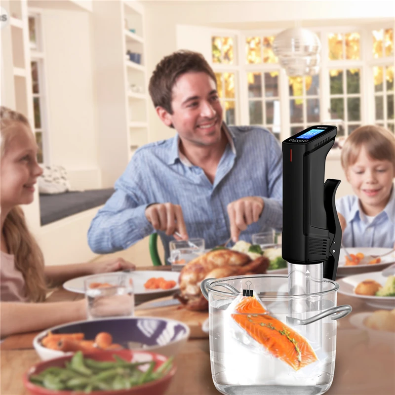 Digital Vacuum Sous Vide Cooker Immersion Circulator Accurate Cooking WI-FI Control 1000W Heat Distribution Accurate