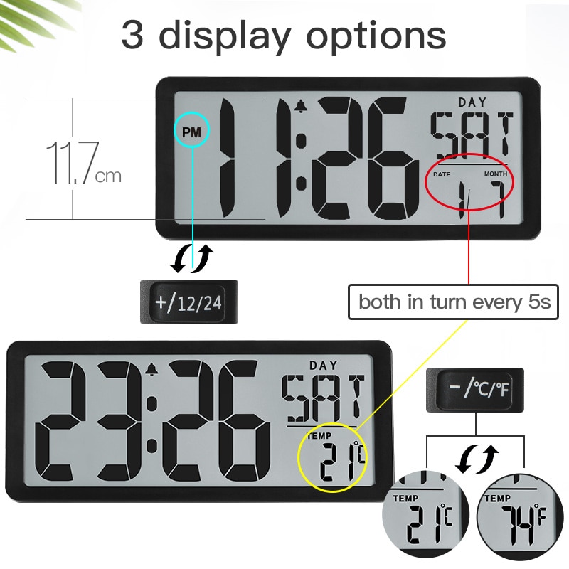 Digital Wall Watch Large Display Digital Wall Watch Large Display