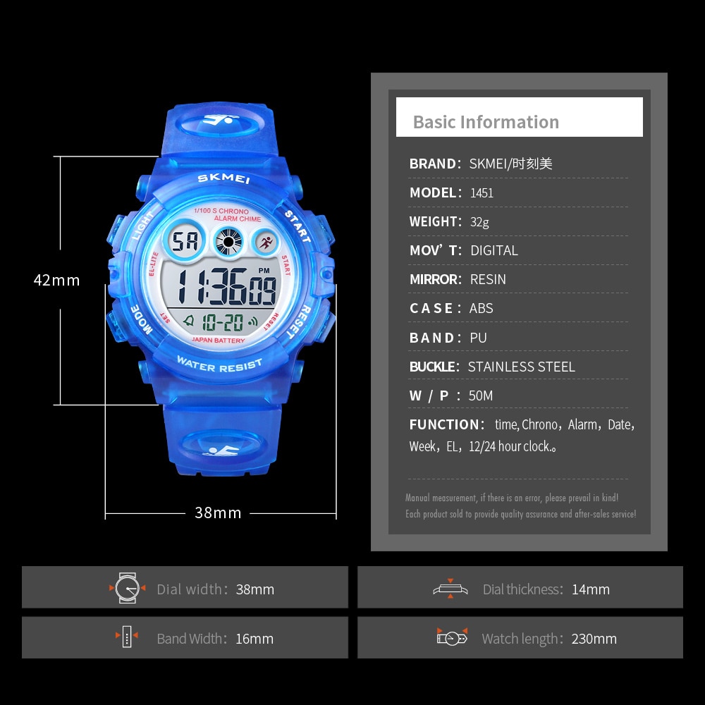 Digital Watch for Kids with Lights Digital Watch for Kids with Lights