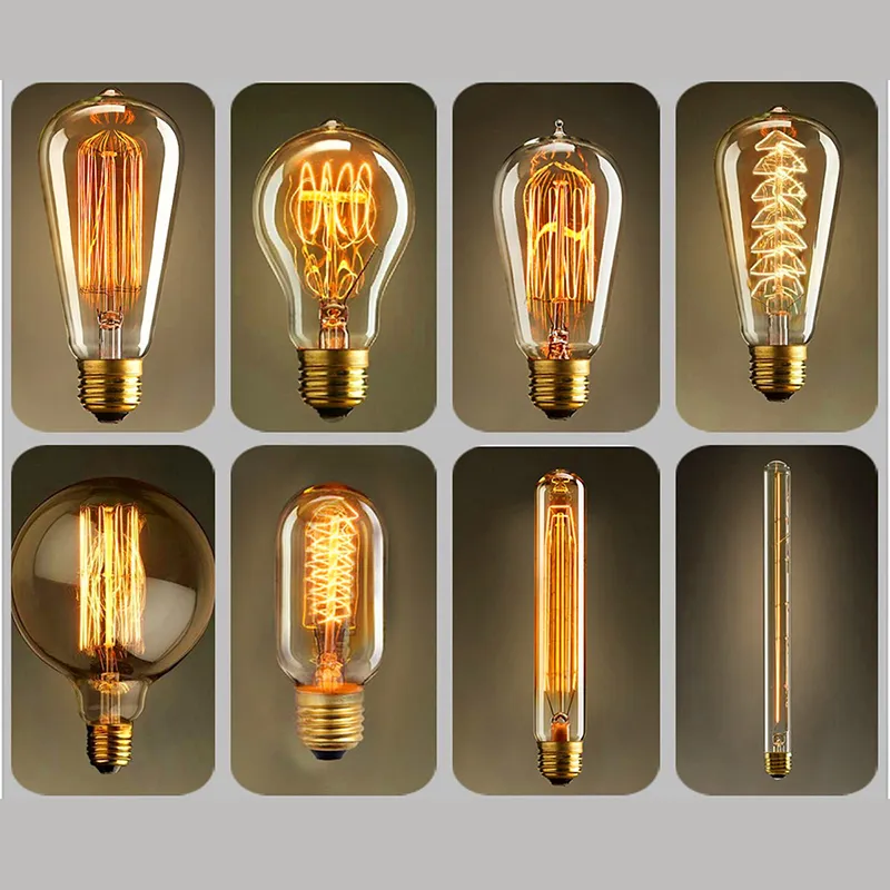 Dimmable Edison Light Bulb E27 40W 220V Retro Vintage Edison Bulb Incandescent Ampoule Bulbs Vintage Edison Lamp Retro Dimmable Edison Light Bulb E27 40W 220V Retro Vintage Edison Bulb Incandescent Ampoule Bulbs Vintage Edison Lamp Retro