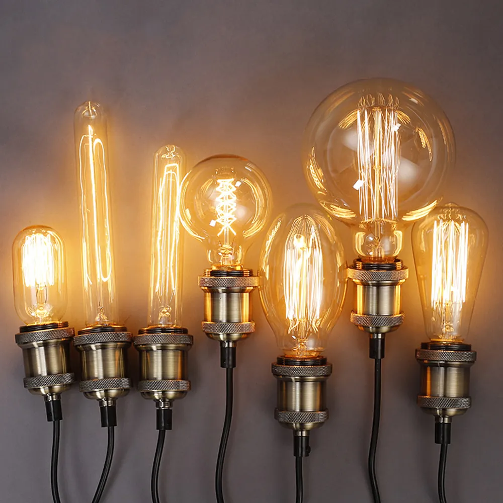 Dimmable Edison Light Bulb E27 40W 220V Retro Vintage Edison Bulb Incandescent Ampoule Bulbs Vintage Edison Lamp Retro Dimmable Edison Light Bulb E27 40W 220V Retro Vintage Edison Bulb Incandescent Ampoule Bulbs Vintage Edison Lamp Retro