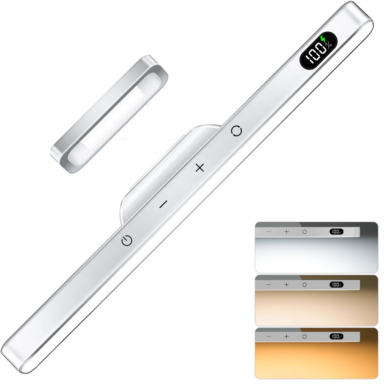 Dimmable Mirror Light 3 Colors Adjustable Makeup Light with 2500mAh Rechargeable Under Cabinet for Closet Bedside Desk Dimmable Mirror Light 3 Colors Adjustable Makeup Light with 2500mAh Rechargeable Under Cabinet for Closet Bedside Desk