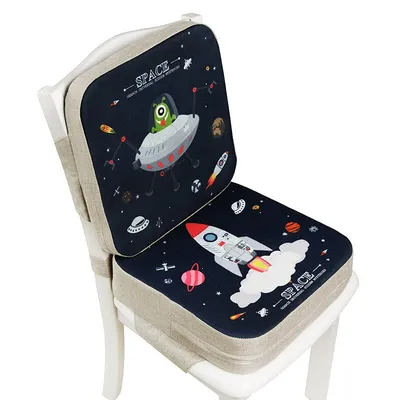 Dining Chair Booster Cushion with Backrest