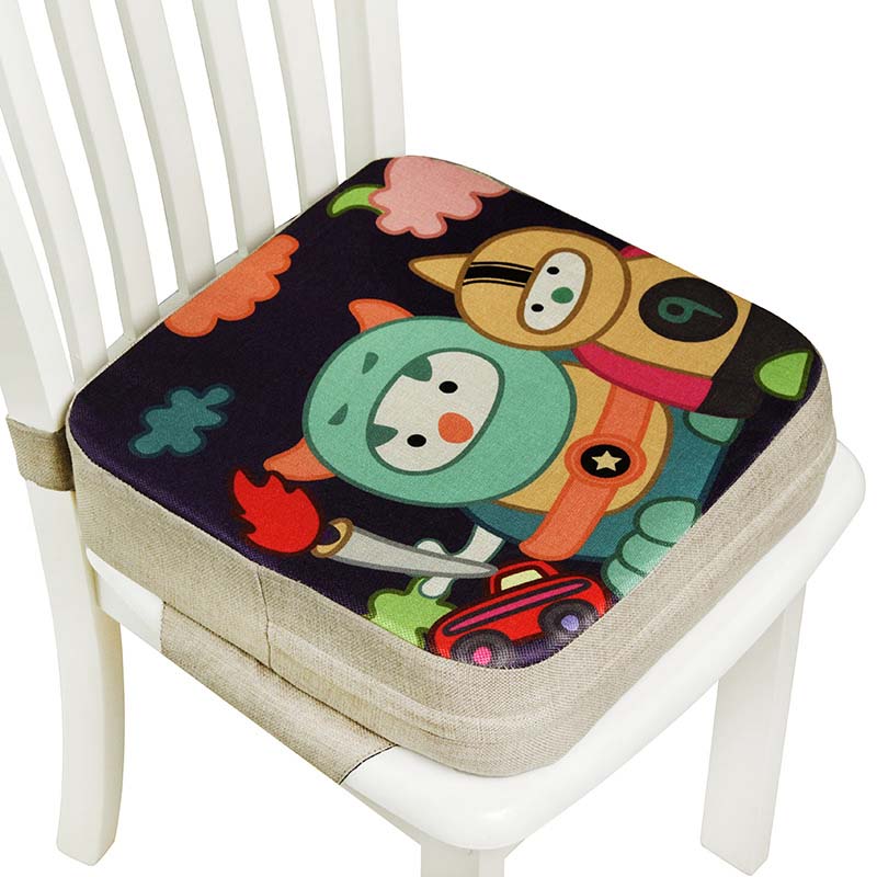 Dining Chair Booster Cushion with Backrest
