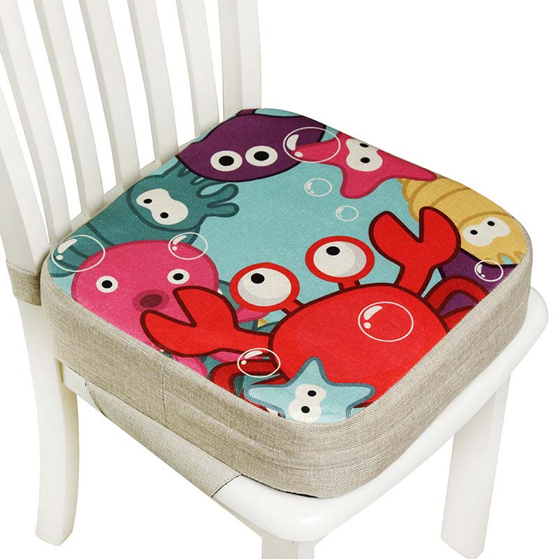 Dining Chair Booster Cushion with Backrest