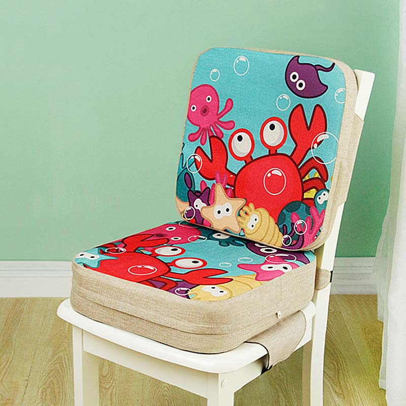 Dining Chair Booster Cushion with Backrest