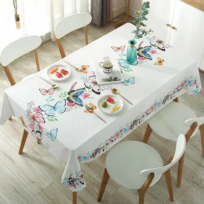 Dining Table Cloth Rectangular/Round Cover Dining Table Cloth Rectangular/Round Cover