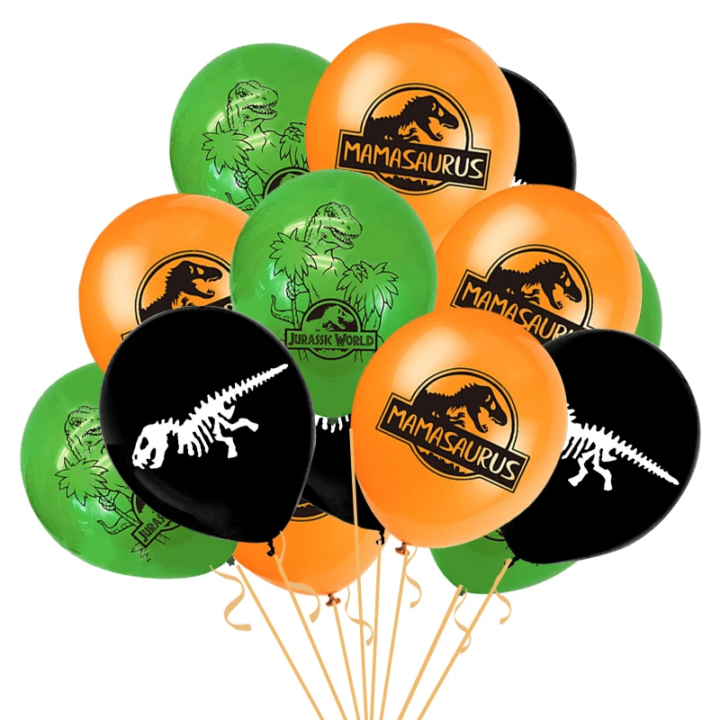 Dinosaur Birthday Balloons (10Pcs)