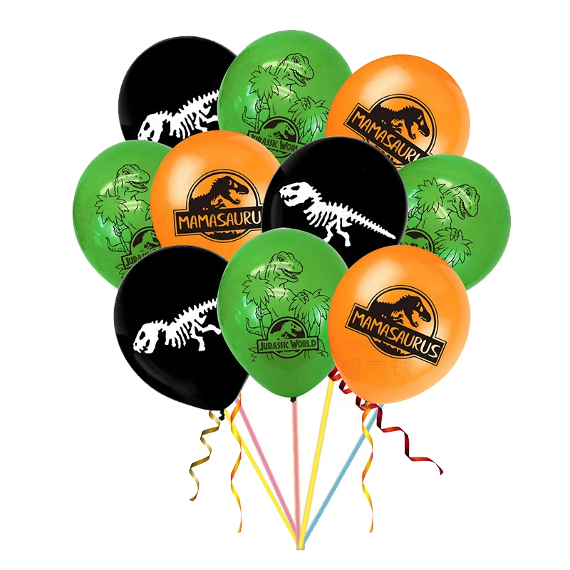 Dinosaur Birthday Balloons (10Pcs)