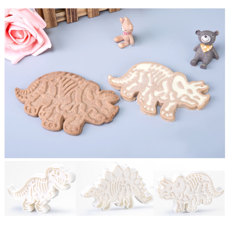 Dinosaur Cookie Cutter 3D Mold Dinosaur Cookie Cutter 3D Mold