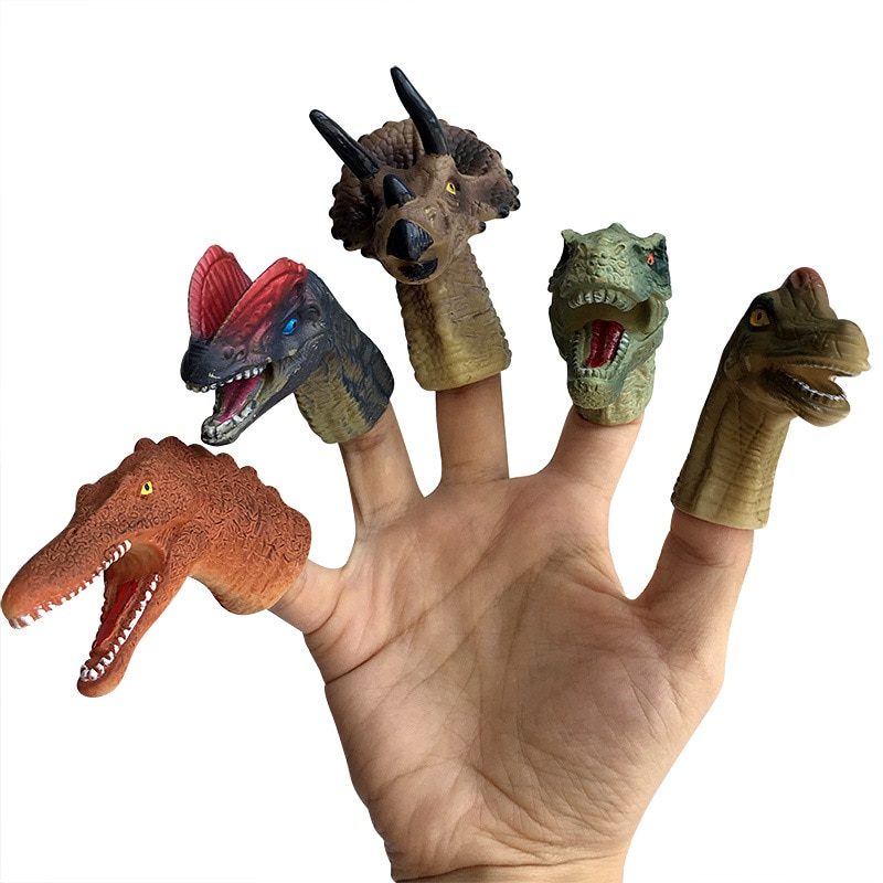 Dinosaur Finger Puppets Plastic Toys (5pcs) Dinosaur Finger Puppets Plastic Toys (5pcs)
