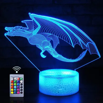 Dinosaur Night Light 3D LED Lamp Dinosaur Night Light 3D LED Lamp