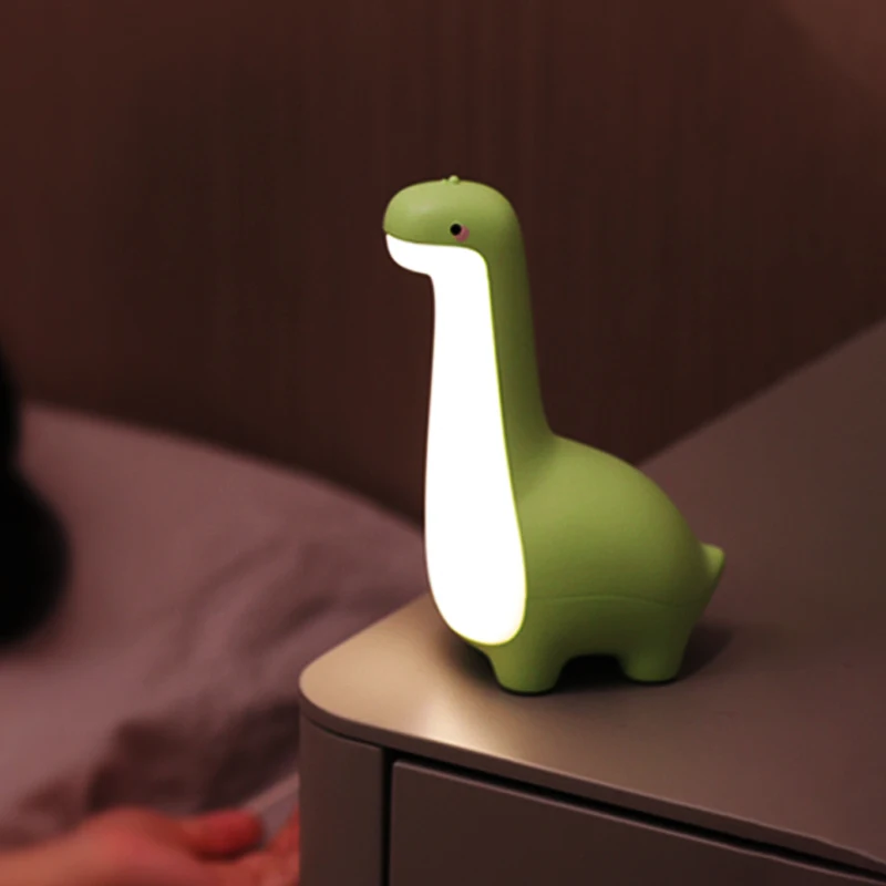 Dinosaur Night Light Cute Children's Night Light Eye Protection Bedside Timing Lamp USB Charging Room Decoration Dinosaur Night Light Cute Children's Night Light Eye Protection Bedside Timing Lamp USB Charging Room Decoration
