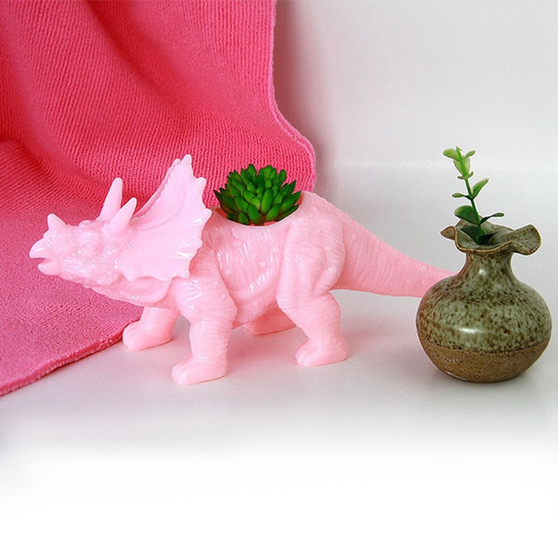 Dinosaur Plant Pot Garden Decor Dinosaur Plant Pot Garden Decor
