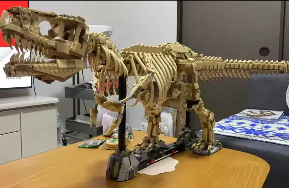 Dinosaur T-Rex Fossils Tyrannosaurus Rex Building Blocks Dinosaur World Park Toys for Kids Boys Birthday Gifts