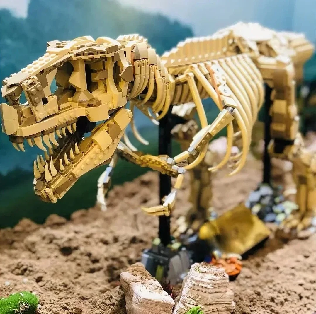 Dinosaur T-Rex Fossils Tyrannosaurus Rex Building Blocks Sets Compatible With Legoed Particles Suitable For Christmas Dinosaur T-Rex Fossils Tyrannosaurus Rex Building Blocks Sets Compatible With Legoed Particles Suitable For Christmas