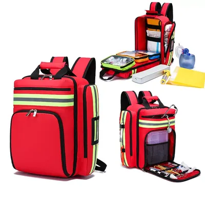 Disaster Relief Bag First Aid Kit Emergency Rescue Backpack Large Capacity Classified Storage Survival Kits Medical Disaster Relief Bag First Aid Kit Emergency Rescue Backpack Large Capacity Classified Storage Survival Kits Medical