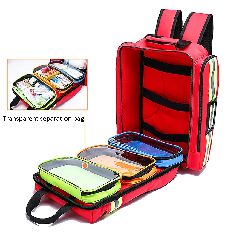 Disaster Relief Bag First Aid Kit Emergency Rescue Backpack Large Capacity Classified Storage Survival Kits Medical Disaster Relief Bag First Aid Kit Emergency Rescue Backpack Large Capacity Classified Storage Survival Kits Medical