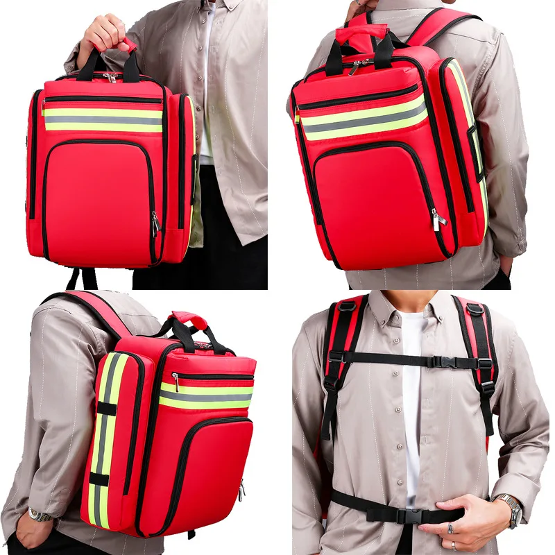 Disaster Relief Bag First Aid Kit Emergency Rescue Backpack Large Capacity Classified Storage Survival Kits Medical Disaster Relief Bag First Aid Kit Emergency Rescue Backpack Large Capacity Classified Storage Survival Kits Medical