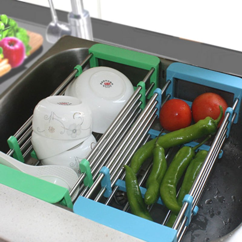 Dish Drainer Rack Adjustable Sink Tray Dish Drainer Rack Adjustable Sink Tray