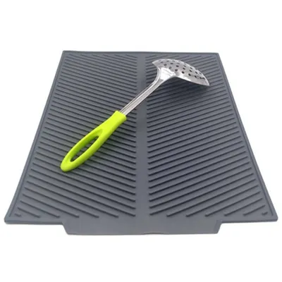 Dish Draining Mat Silicone Tray