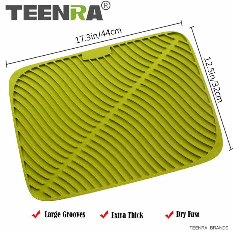 Dish Drying Mat Silicone Counter Mat Dish Drying Mat Silicone Counter Mat