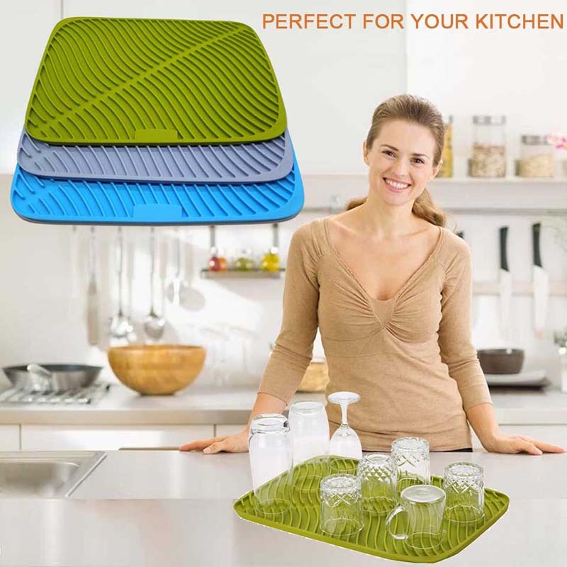 Dish Drying Mat Silicone Counter Mat Dish Drying Mat Silicone Counter Mat