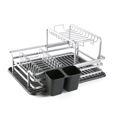 Dish Rack with Tray Kitchen Organizer Dish Rack with Tray Kitchen Organizer
