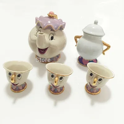 Disney Beauty and the Beast Tea Set