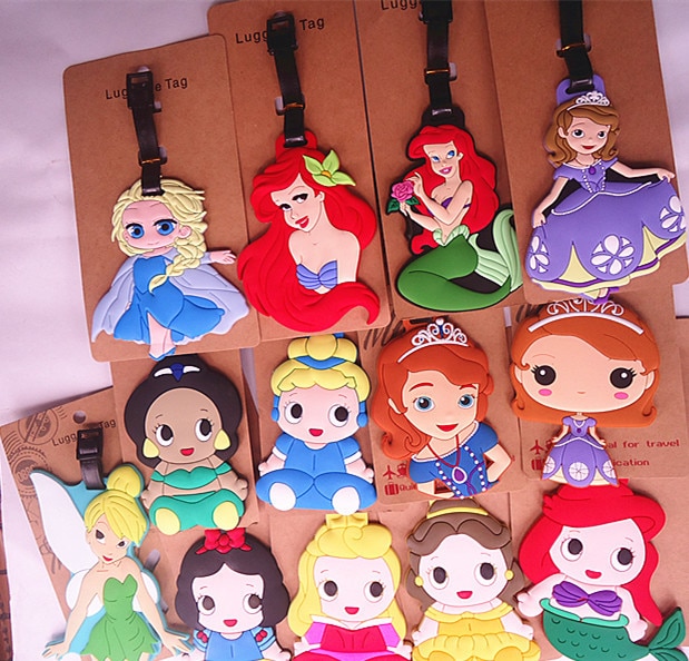 Disney Luggage Tag Princess Bag Accessory Disney Luggage Tag Princess Bag Accessory