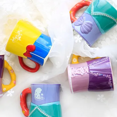 Disney Mugs 3D Princess Cups Disney Mugs 3D Princess Cups