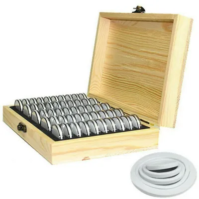 Display Case for Coins 50-Slot Box