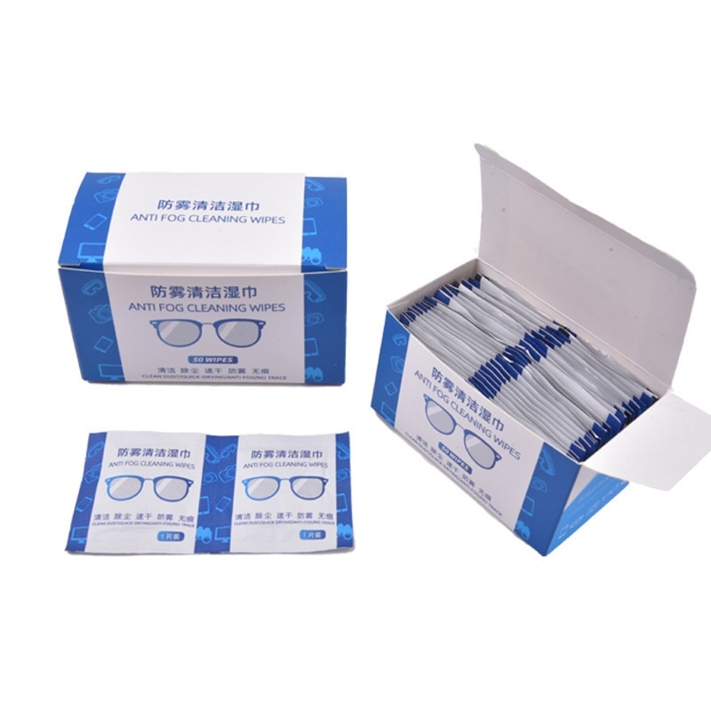 Disposable Anti Fog Lens Wipes (50pcs) Disposable Anti Fog Lens Wipes (50pcs)