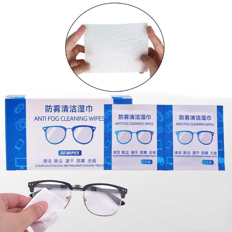 Disposable Anti Fog Lens Wipes (50pcs) Disposable Anti Fog Lens Wipes (50pcs)