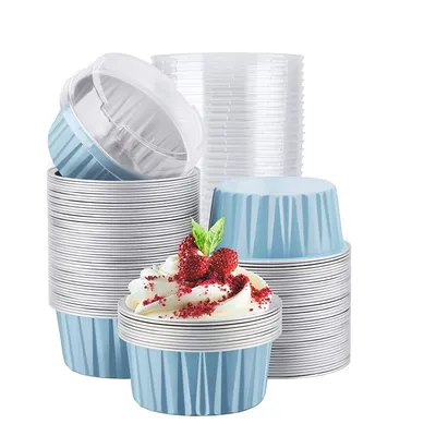 Disposable Baking Pans with Cover (100Pcs) Disposable Baking Pans with Cover (100Pcs)