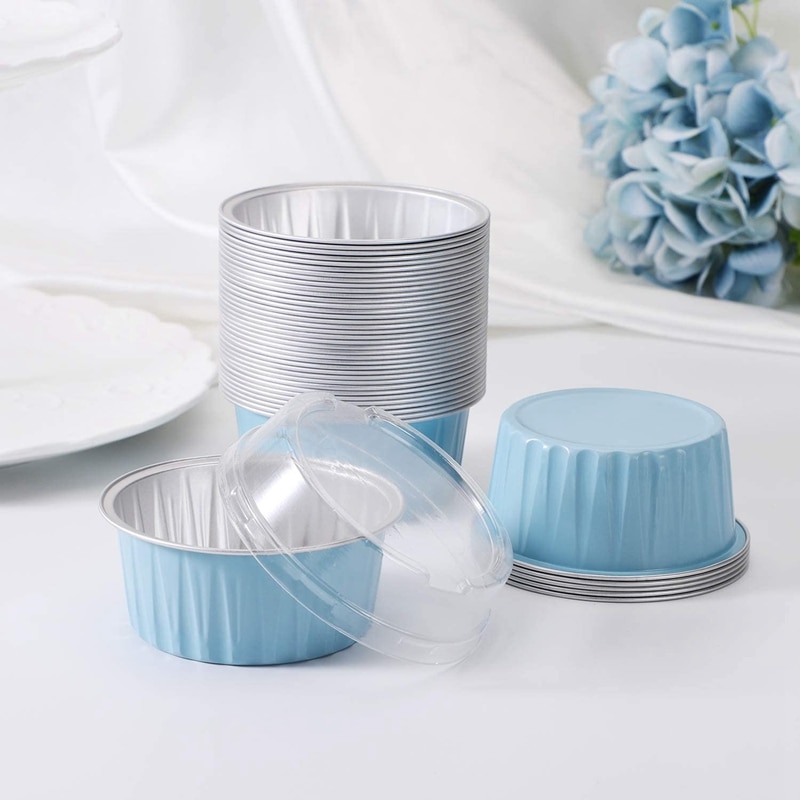 Disposable Baking Pans with Cover (100Pcs) Disposable Baking Pans with Cover (100Pcs)