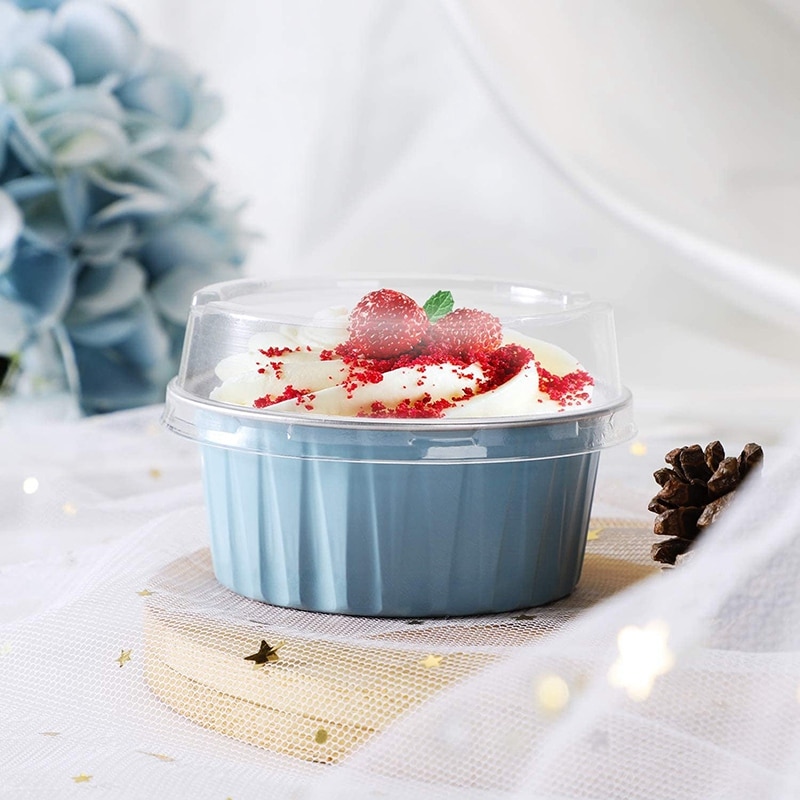 Disposable Baking Pans with Cover (100Pcs) Disposable Baking Pans with Cover (100Pcs)
