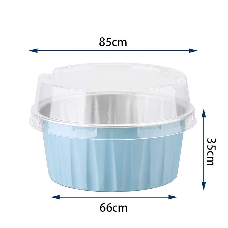 Disposable Baking Pans with Cover (100Pcs) Disposable Baking Pans with Cover (100Pcs)