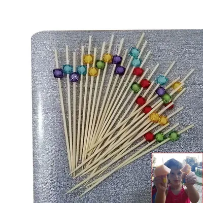 Disposable Bamboo Cocktail Picks (100 pcs) Disposable Bamboo Cocktail Picks (100 pcs)