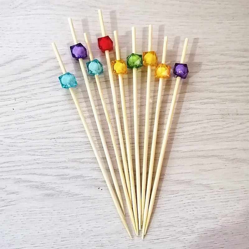 Disposable Bamboo Cocktail Picks (100 pcs) Disposable Bamboo Cocktail Picks (100 pcs)